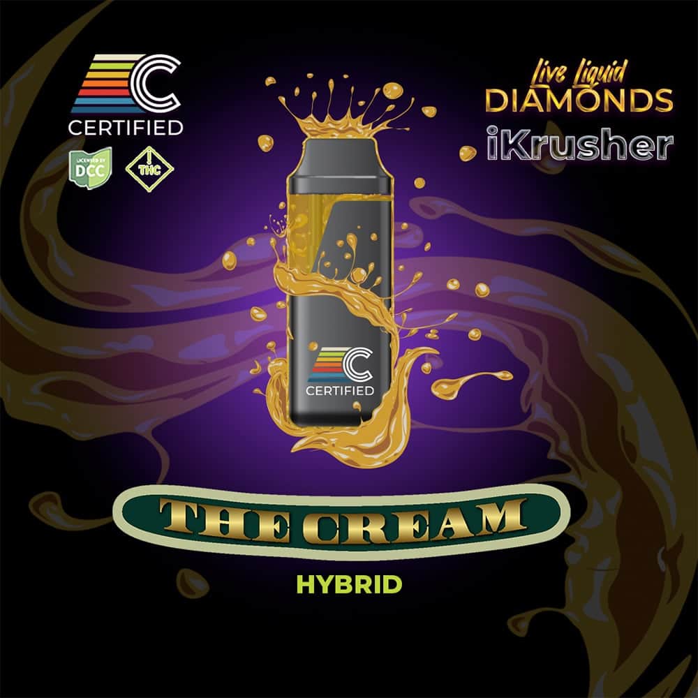 The Cream - 1g Live Liquid Diamond Disposable - Hybrid