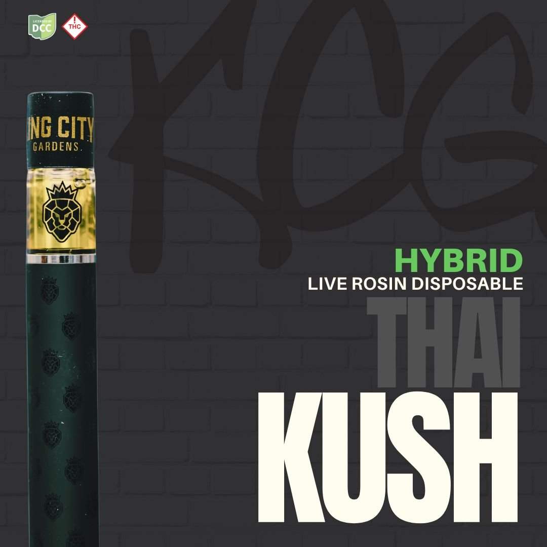 thai kush - 0.5g distillate disposables - hybrid 