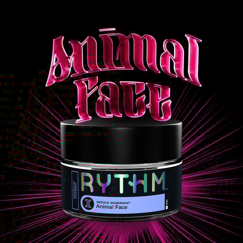 animal face - 3.5g  whole buds - indica 