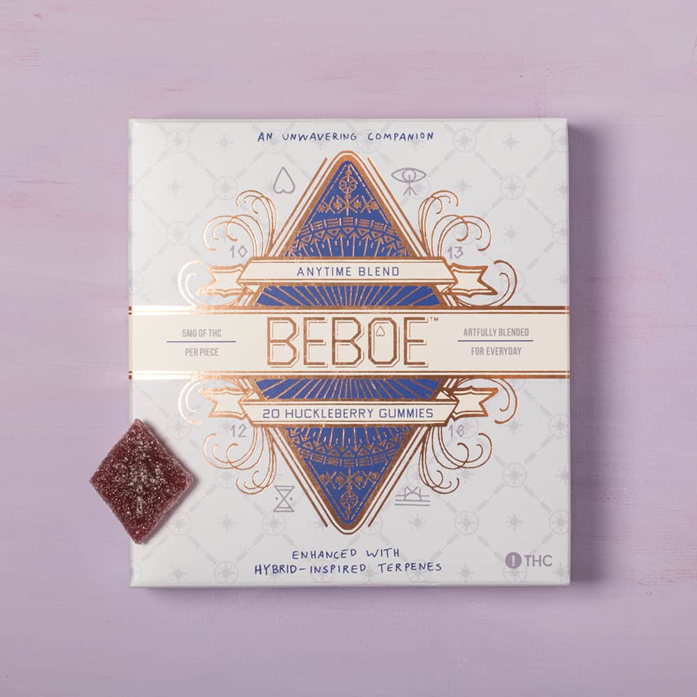 anytime huckleberry - 100mg  candies - hybrid  - 20pk