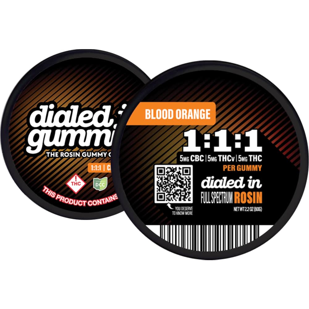 blood orange 1:1:1 THCV:CBC:THC - 100mg candies - 20pk