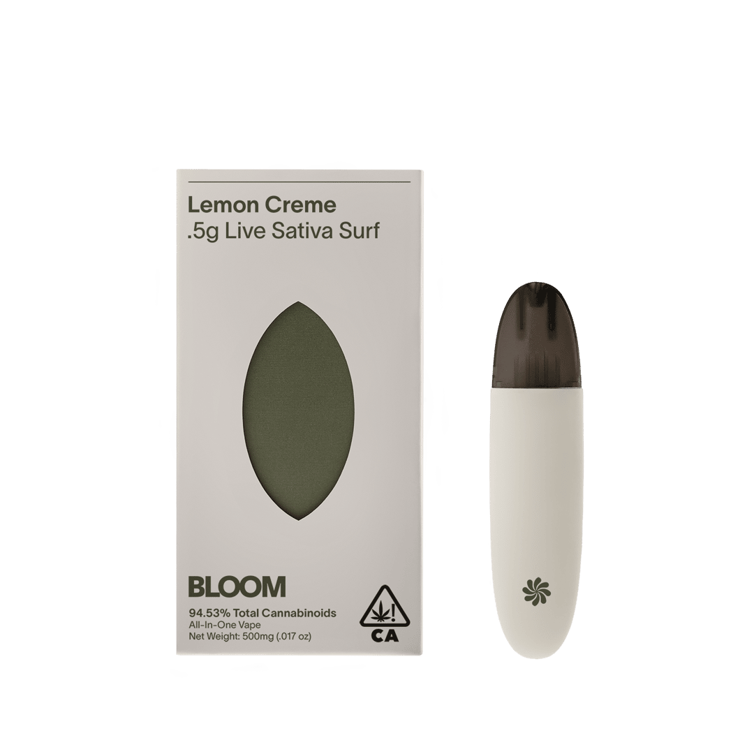 lemon creme - 1g distillate disposables - sativa 