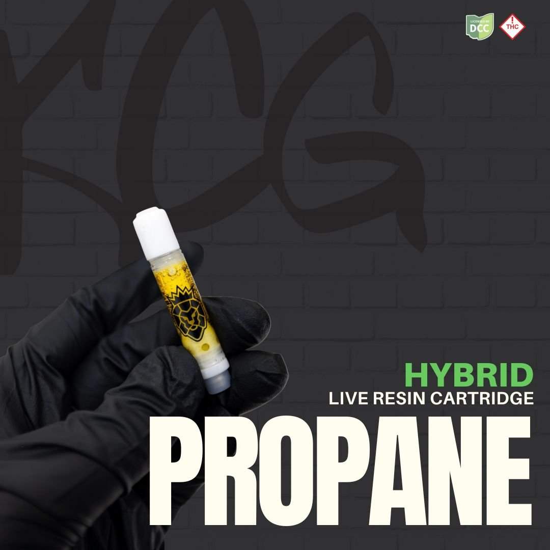 propane - 1g live resin cart - hybrid 