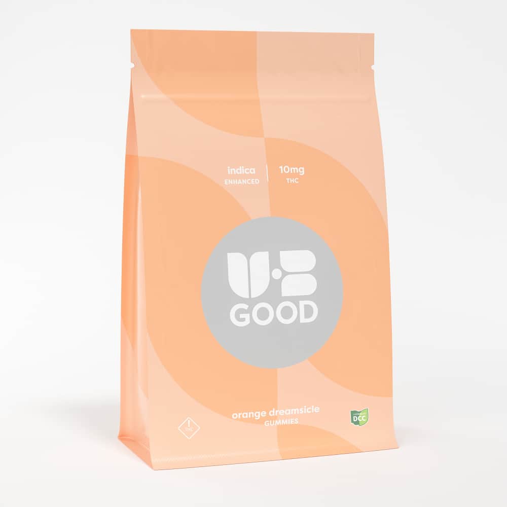 orange dreamsicle chill - 100mg  candies - indica  - 10pk