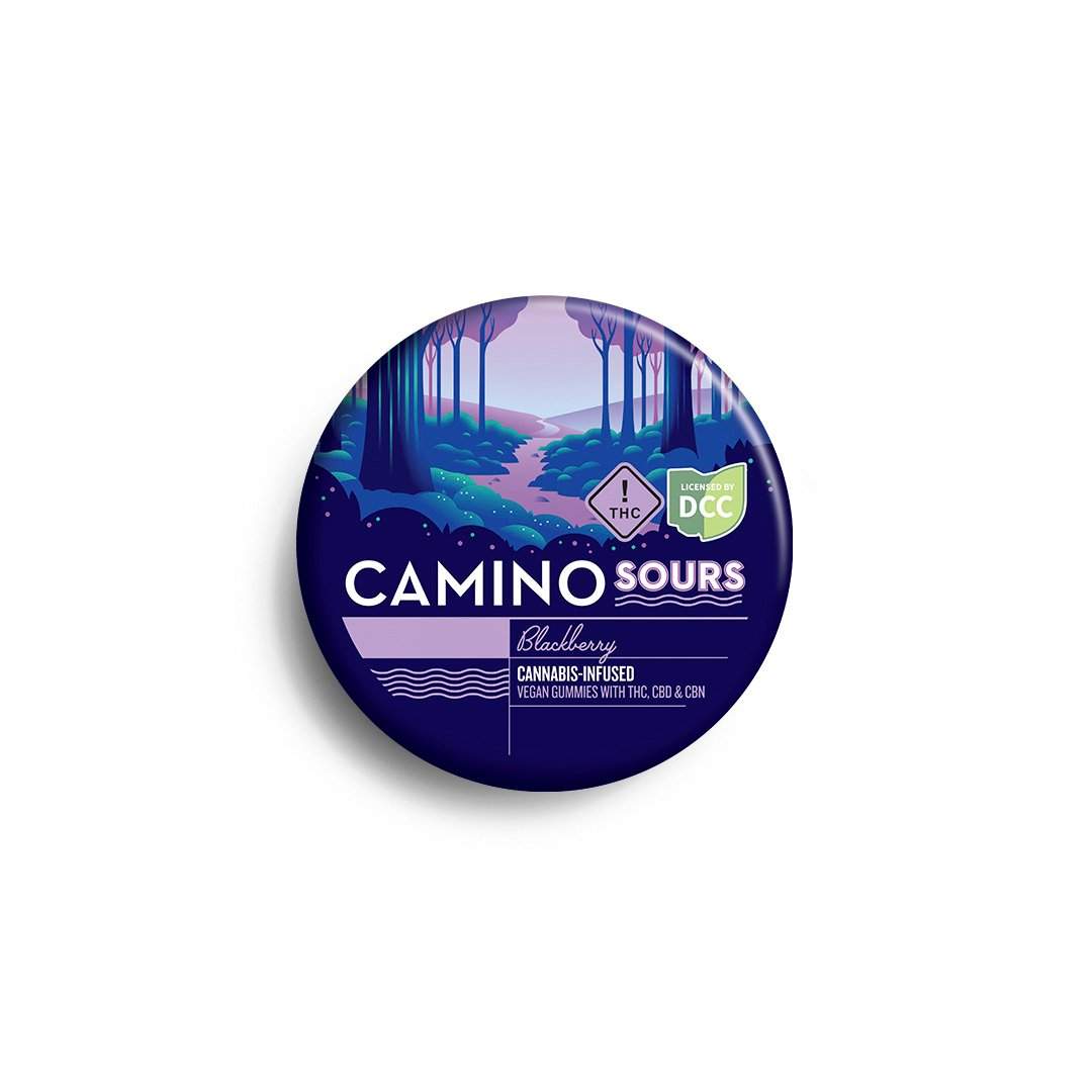 blackberry dream sours 1:1:1 - 100mg candies - indica - 10pk