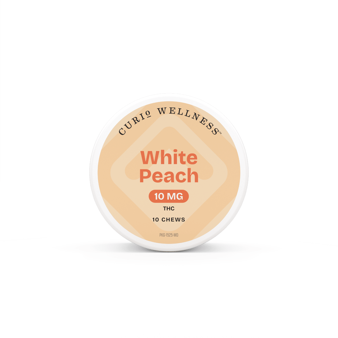 white peach - 100mg  candies   - 10pk