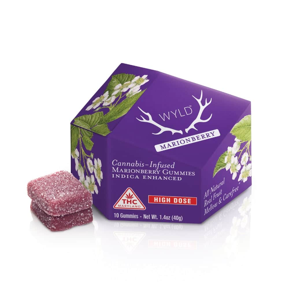 marionberry - 400mg  candies - indica  - 10pk