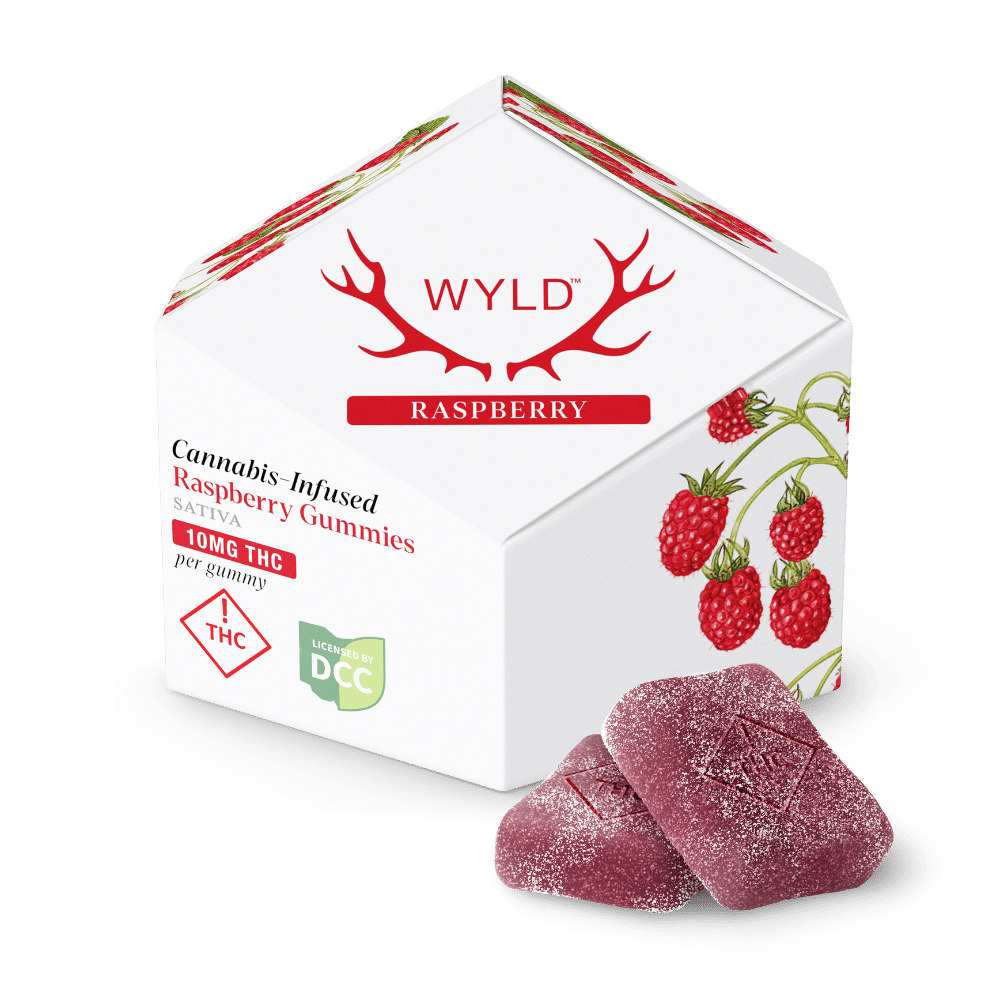 raspberry - 100mg  candies - sativa  - 10pk