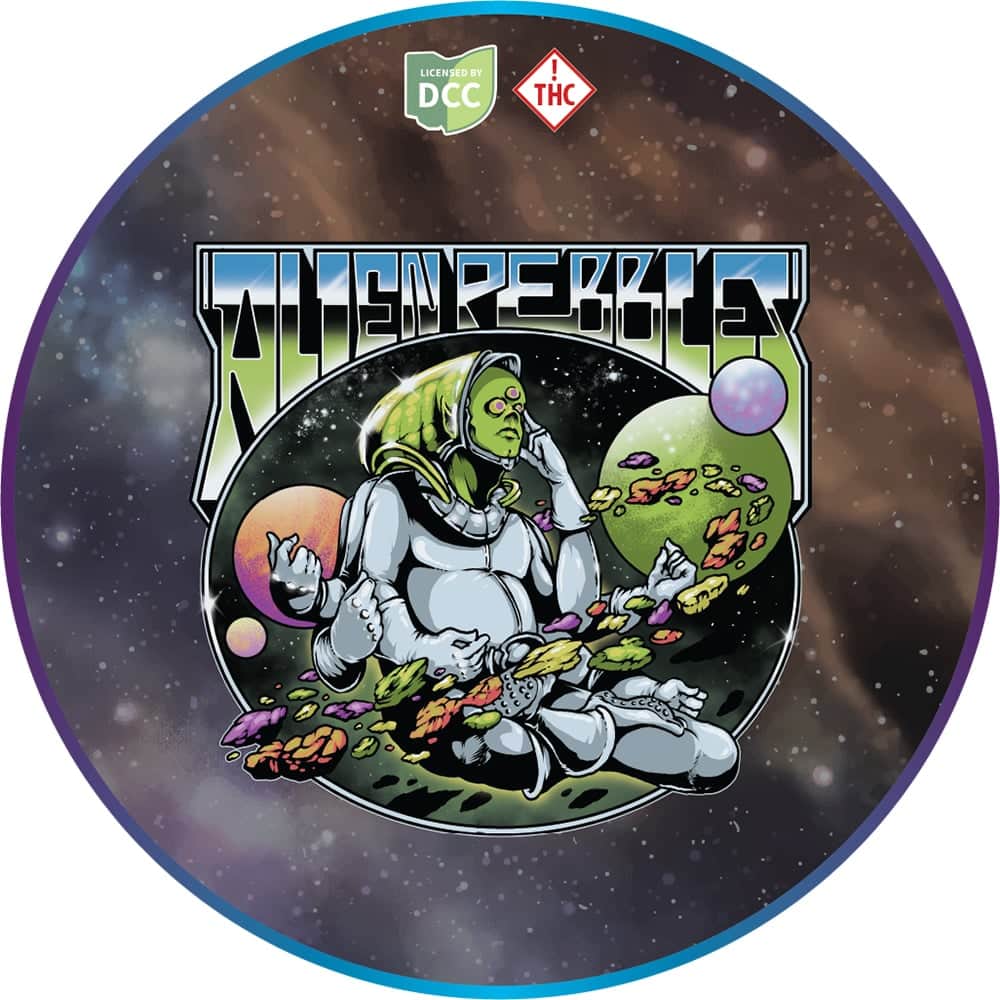 alien p's - 2.83g whole buds - hybrid