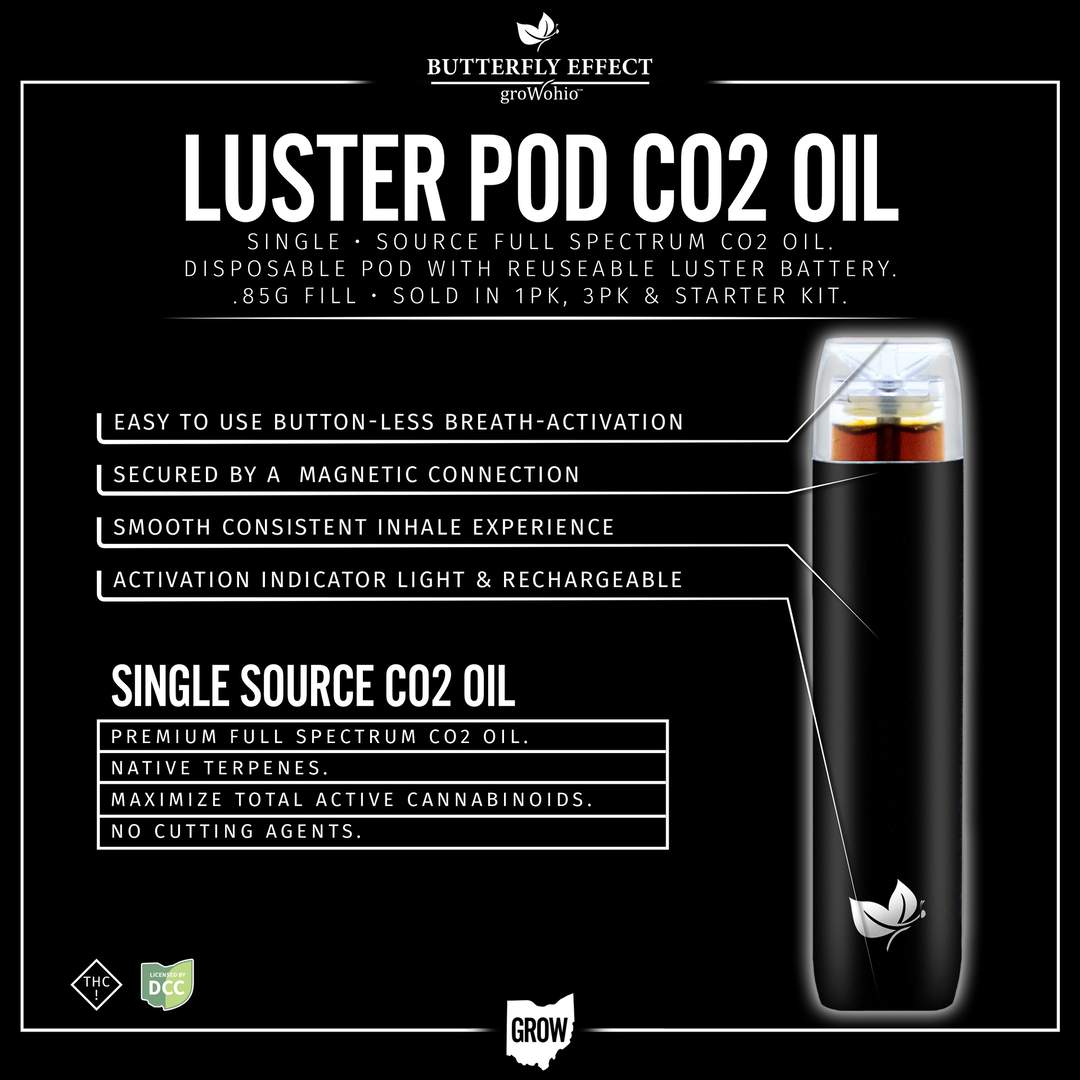 layer cake - 0.85g distillate luster pod - indica 