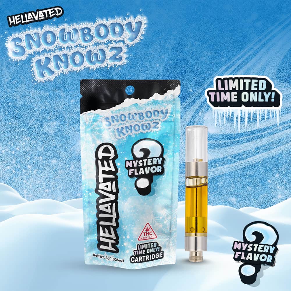 snowbody knowz - 1g distillate cart - hybrid