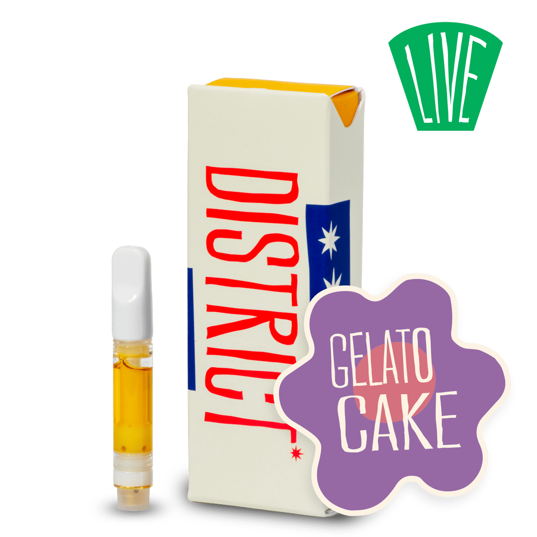 gelato cake - 0.5g distillate cart - hybrid