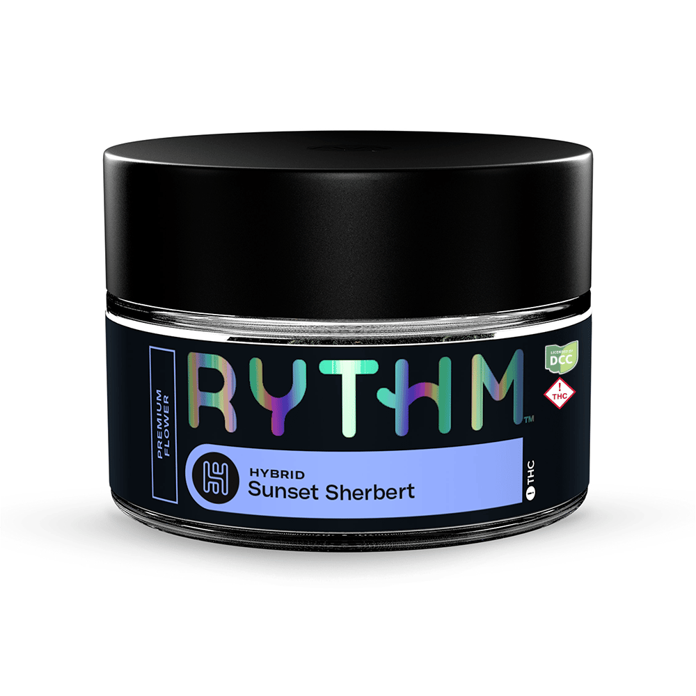 sunset sherbet - 2.83g whole buds - hybrid