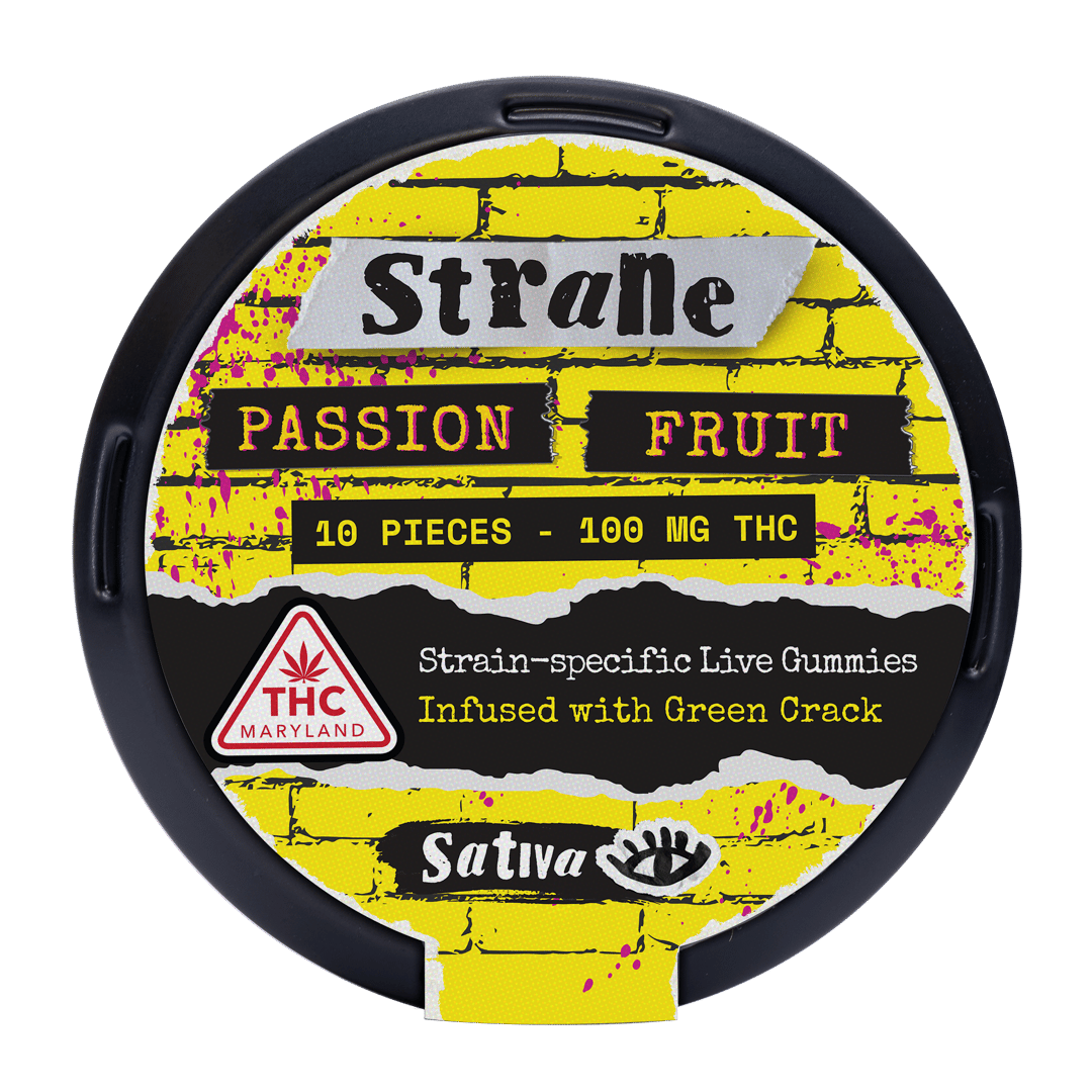 passion fruit - 100mg  candies - sativa  - 10pk