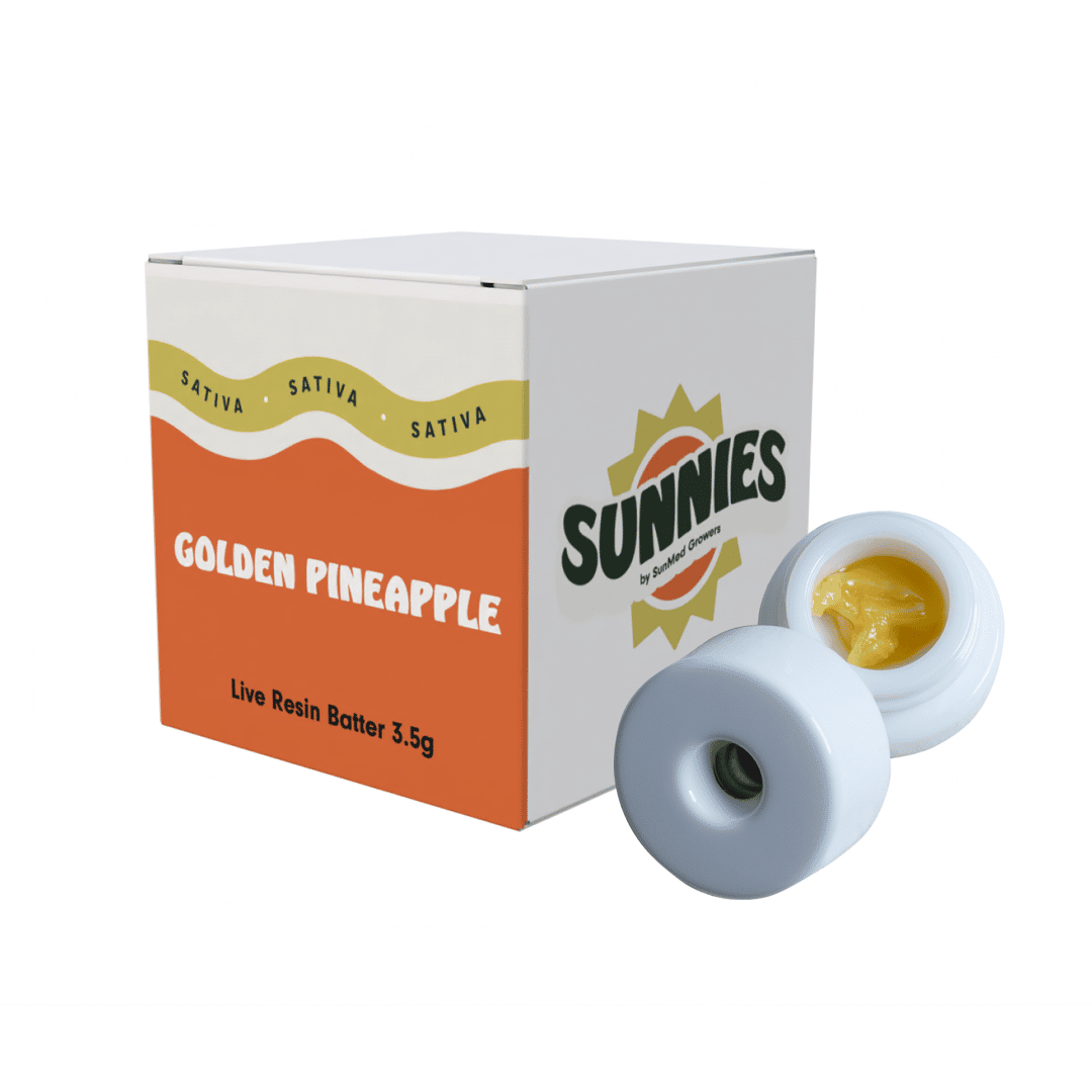 golden pineapple - 3.5g live resins - sativa