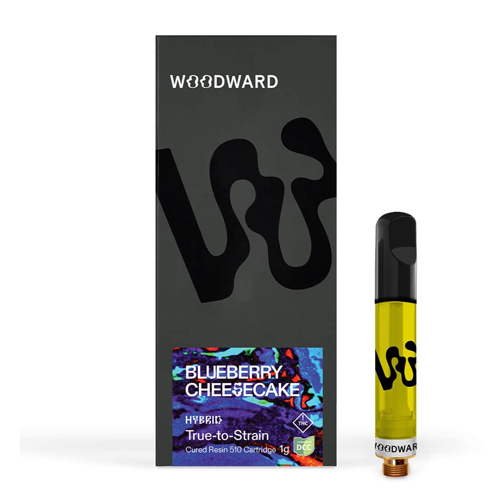 blueberry cheesecake - 1g cured resin cart - hybrid 