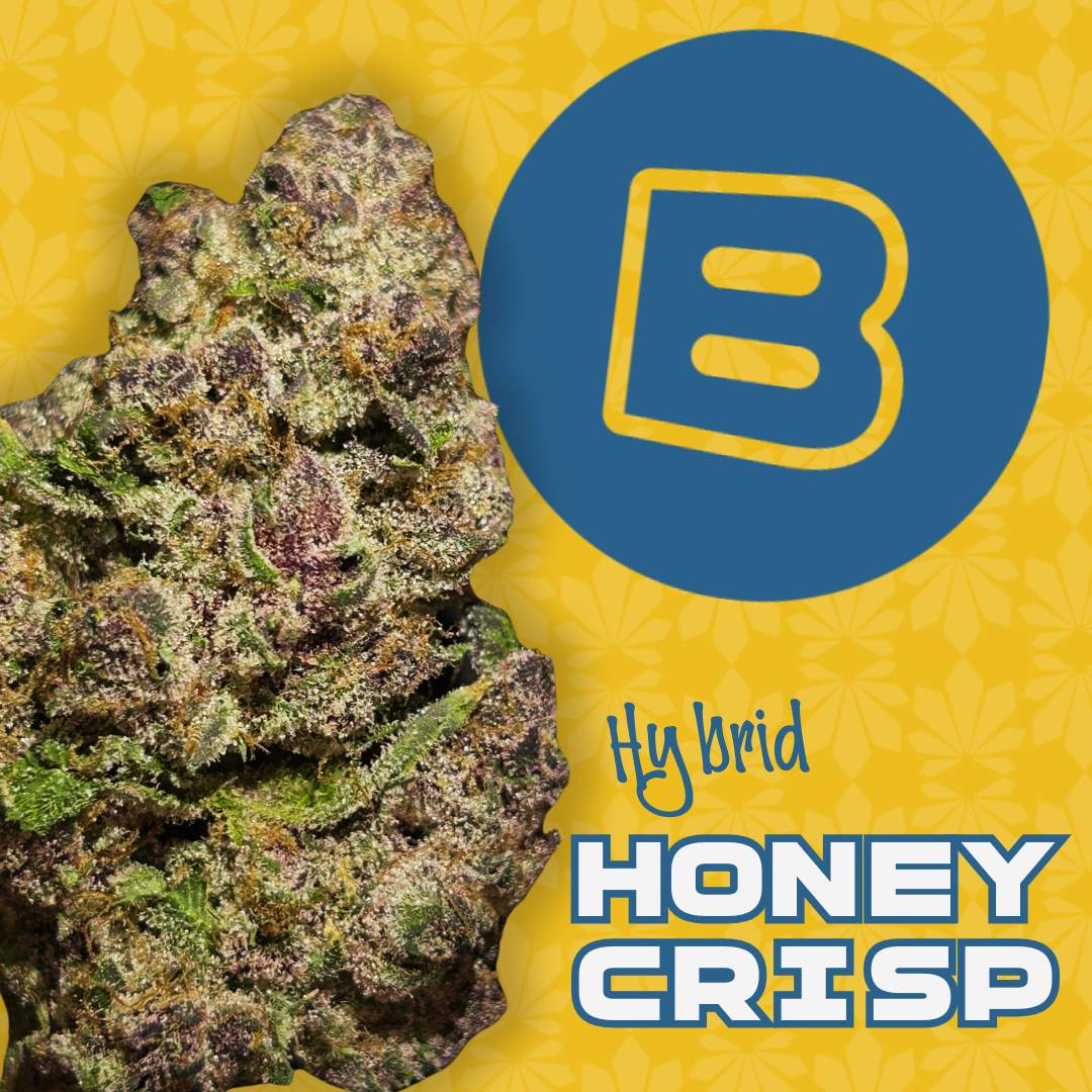 honey crisp - 2.83g whole buds - hybrid