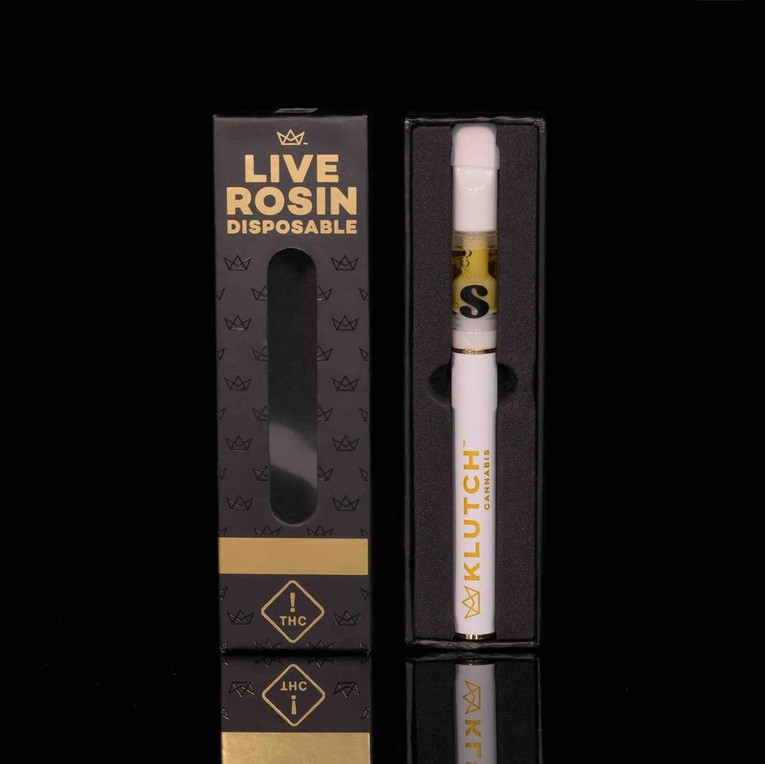 ice cream cake - 0.5g live rosin disposables - indica