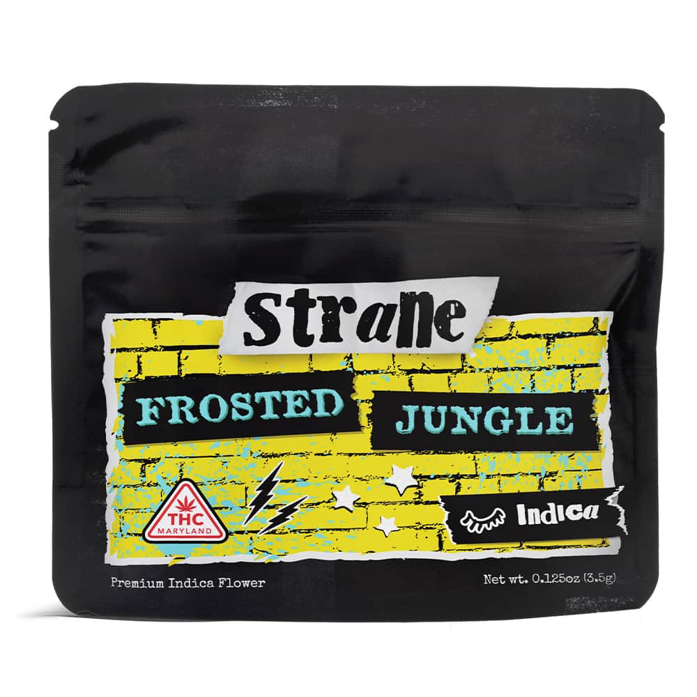 frosted jungle - 3.5g whole buds - hybrid