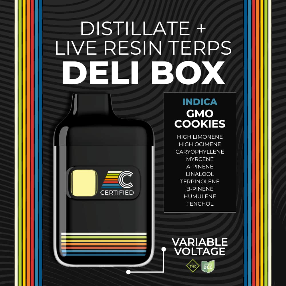 gmo cookies - 1g distillate disposables - indica 