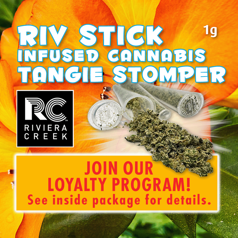 tangie stomper - 1g  riv stick - hybrid 