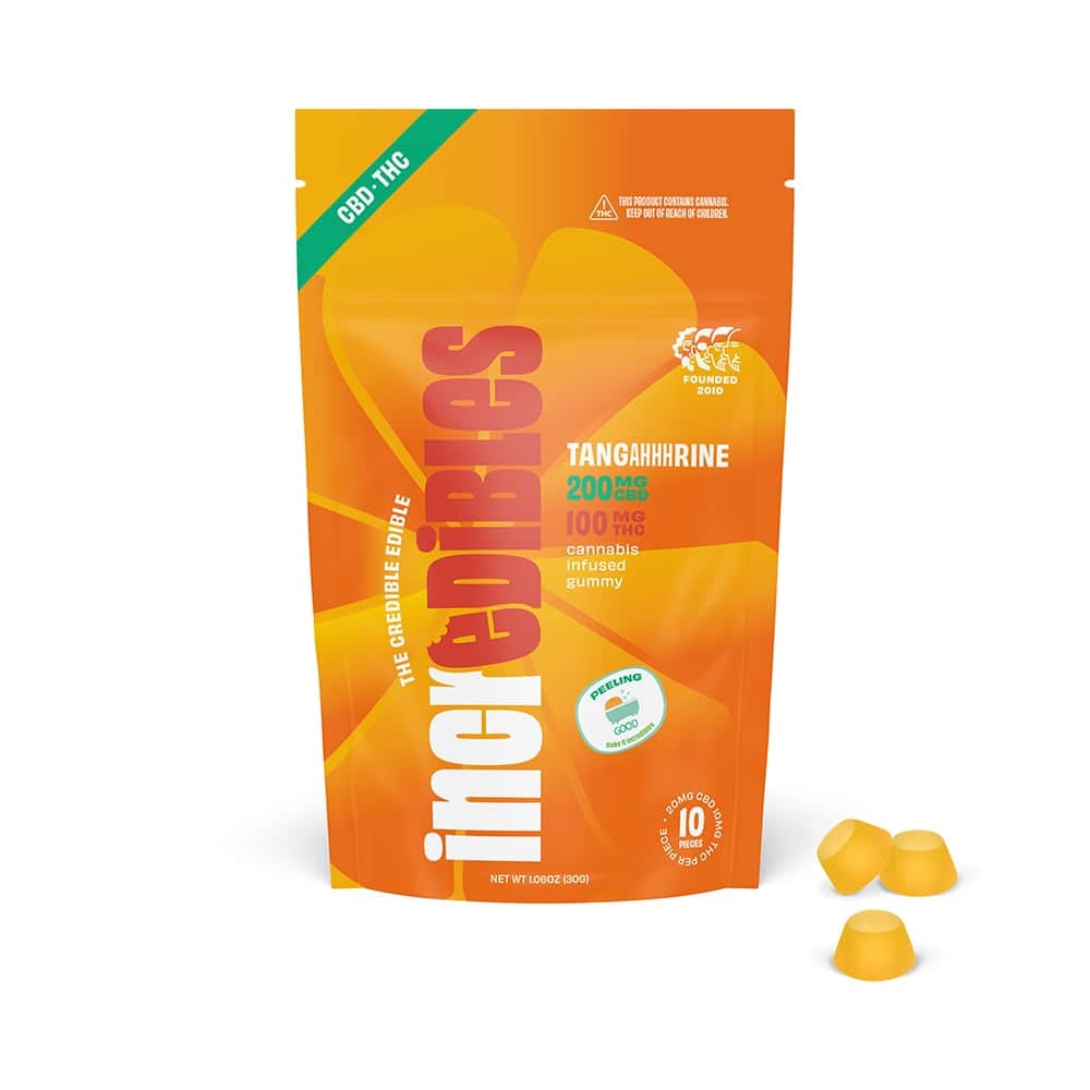 sour tangahhhrine 2:1 - 200mg  candies - hybrid  - 10pk