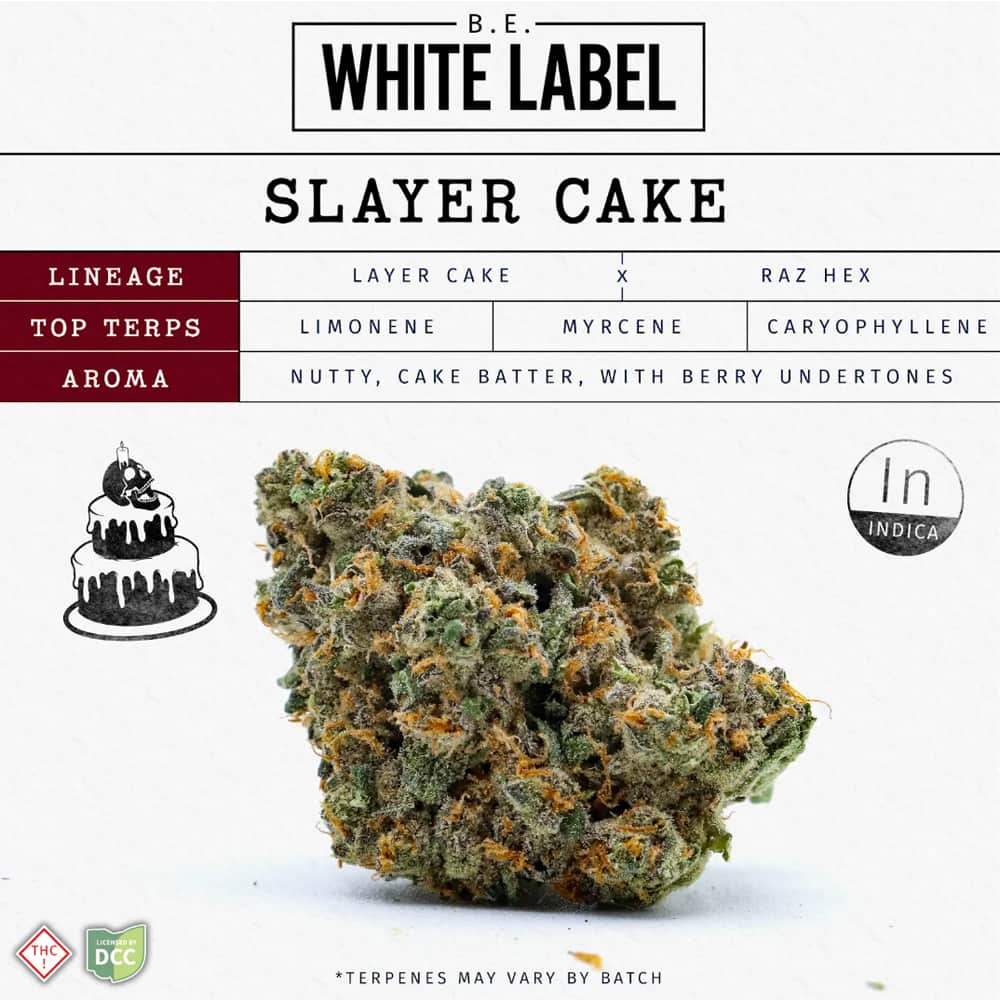Slayer Cake - 2.83g Whole Buds - Indica