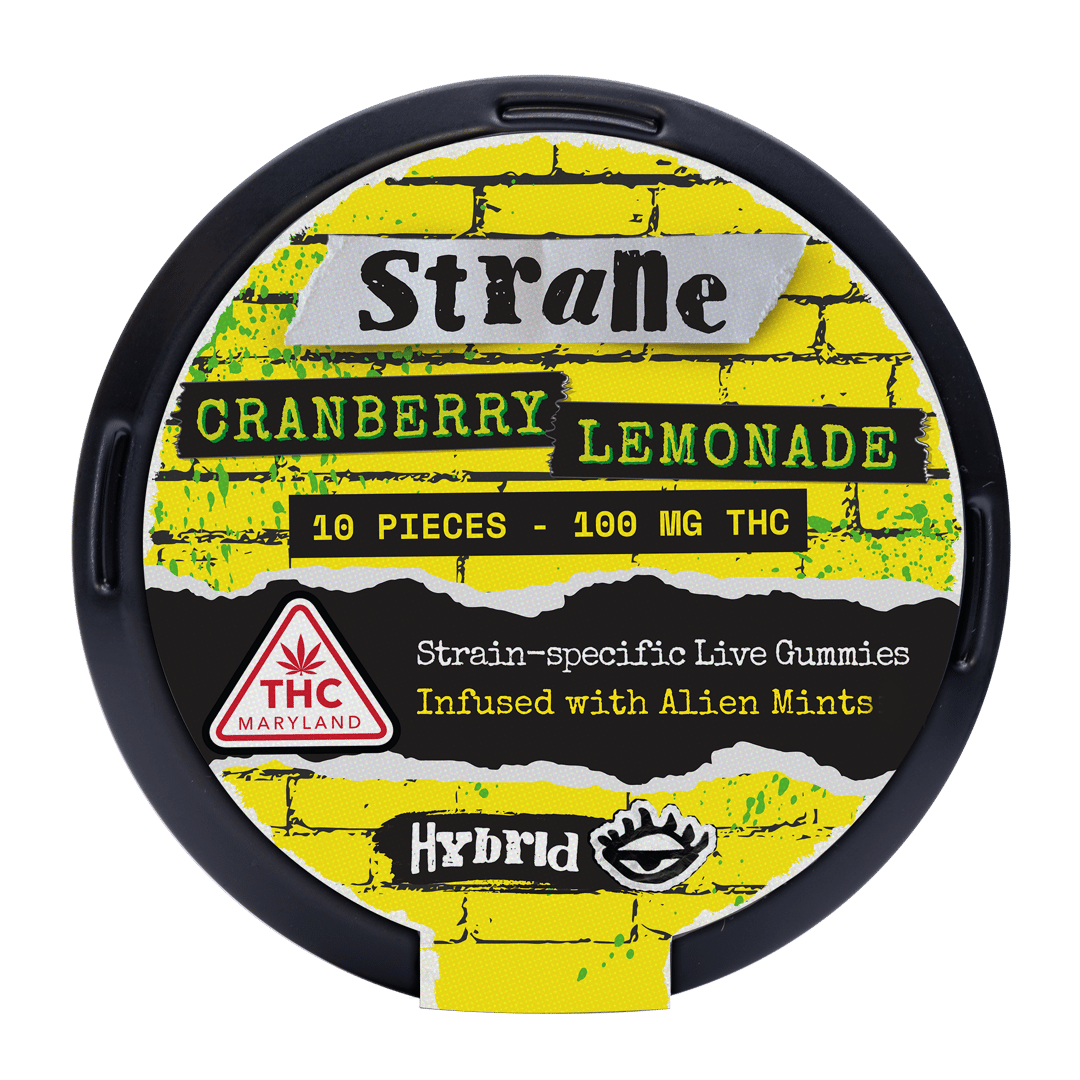 cranberry lemonade - 100mg candies - hybrid - 10pk