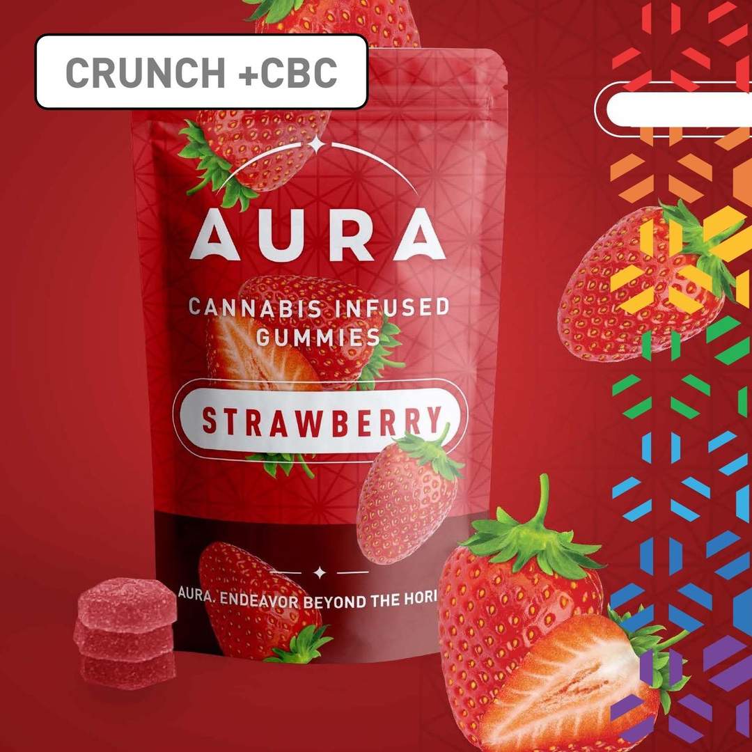 strawberry crunch + CBC - 220mg candies - 22pk