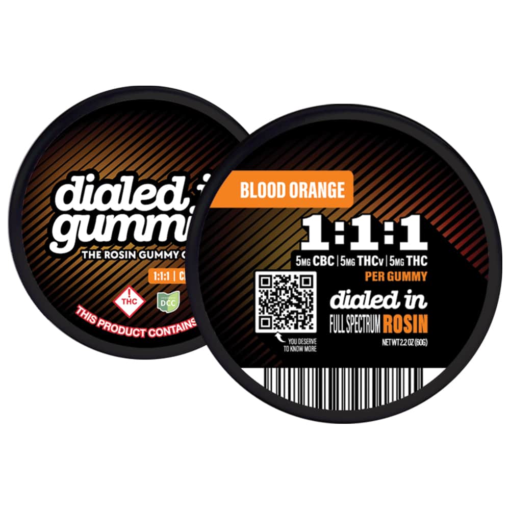blood orange 1:1:1 THCV:CBC:THC - 100mg candies - 20pk