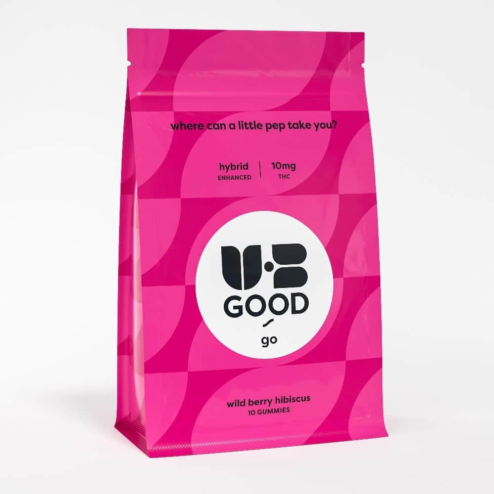 wild berry hibiscus - 100mg candies - hybrid - 10pk