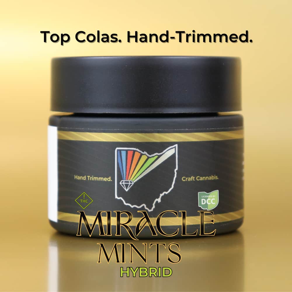 miracle mints - 2.83g whole buds - hybrid