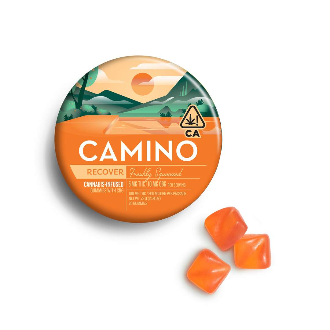 freshly squeezed oranges + CBG - 100mg  candies - hybrid  - 20pk