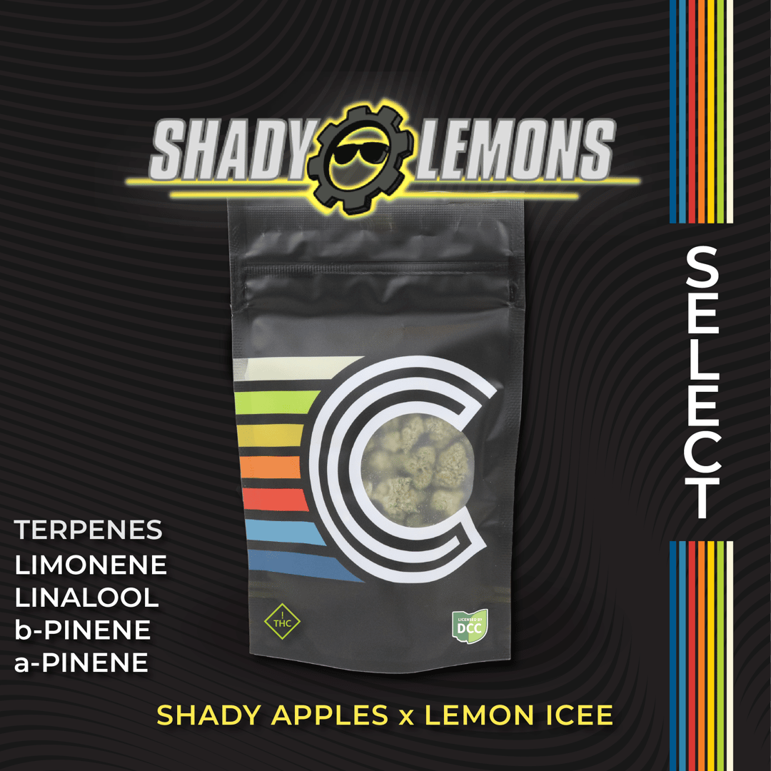 shady lemons - 14.15g  whole buds - hybrid 