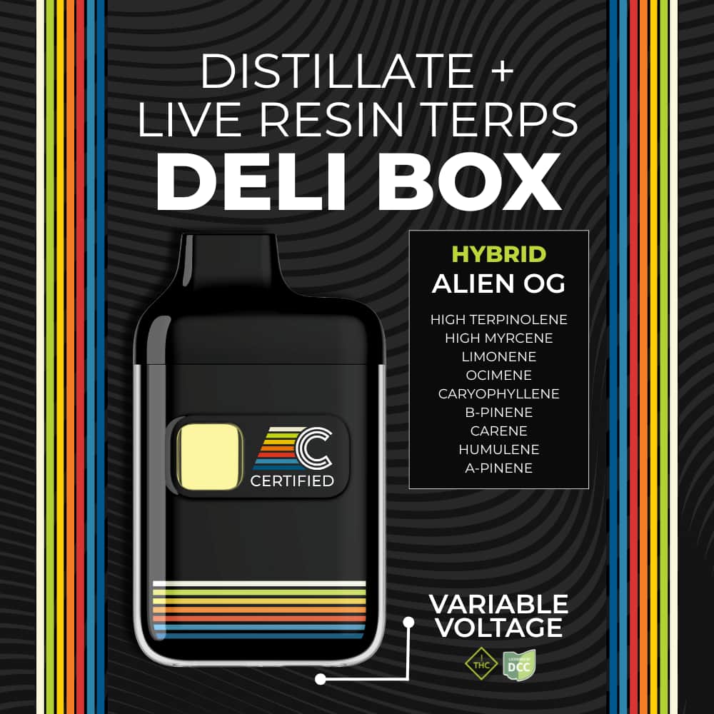 alien og - 1g distillate disposables - hybrid 