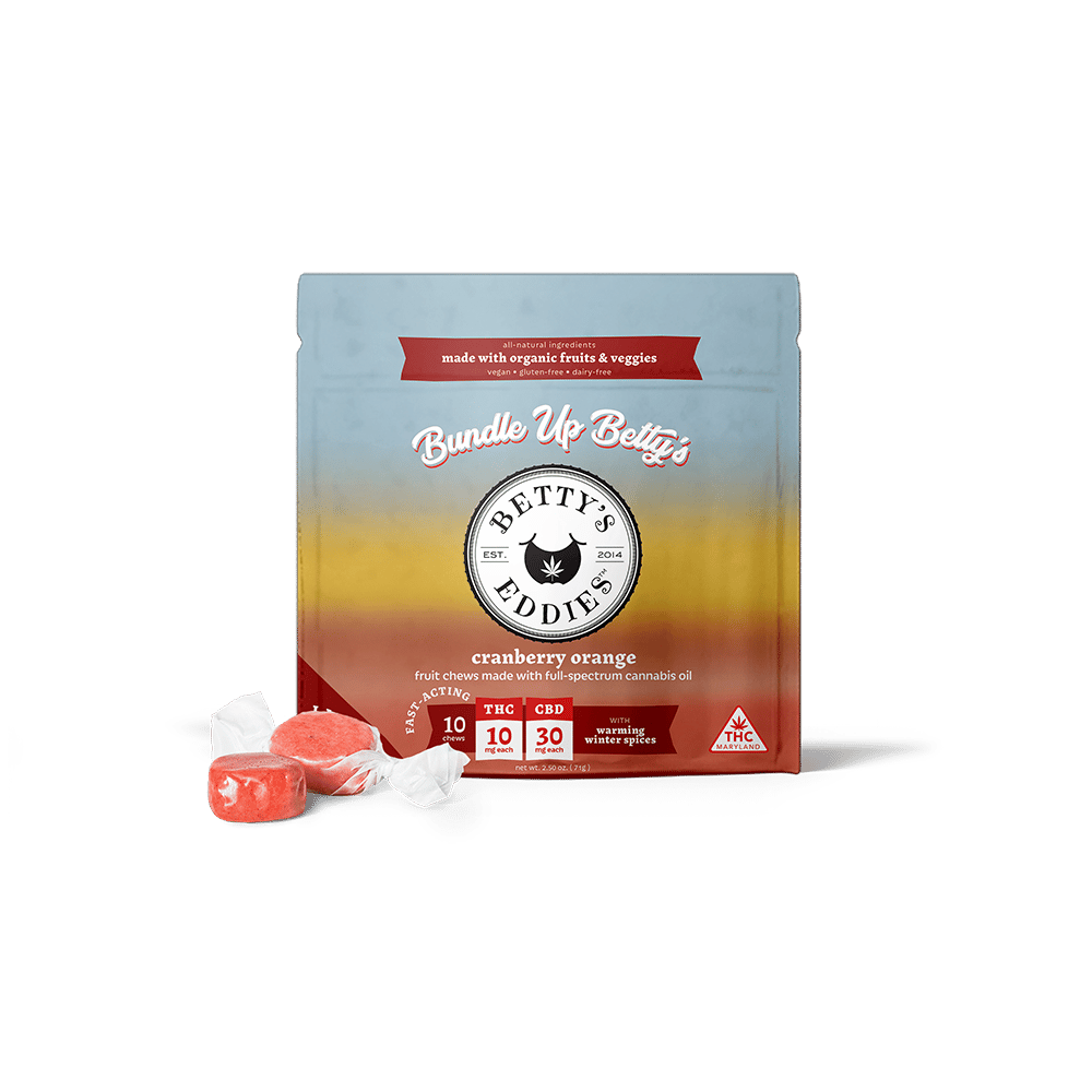 cranberry orange - 100mg  candies   - 10pk