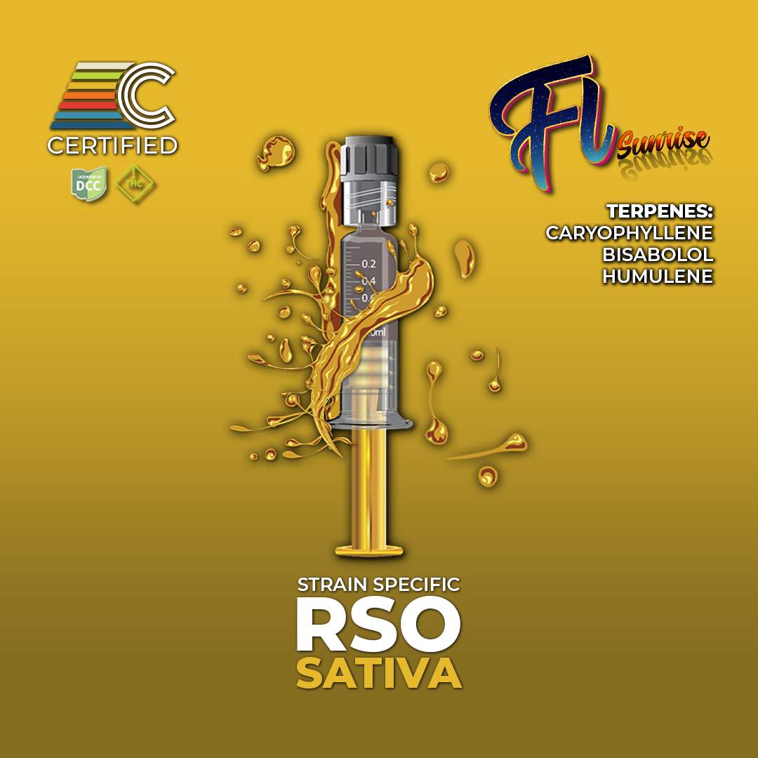 fl sunrise - 1g  RSO - sativa 