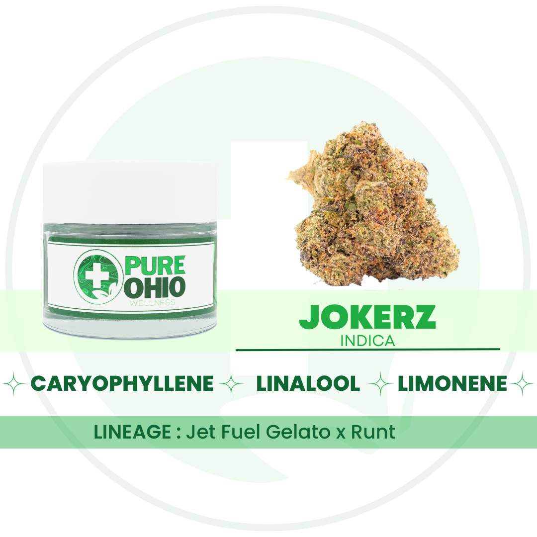 jokerz - 2.83g whole buds - indica