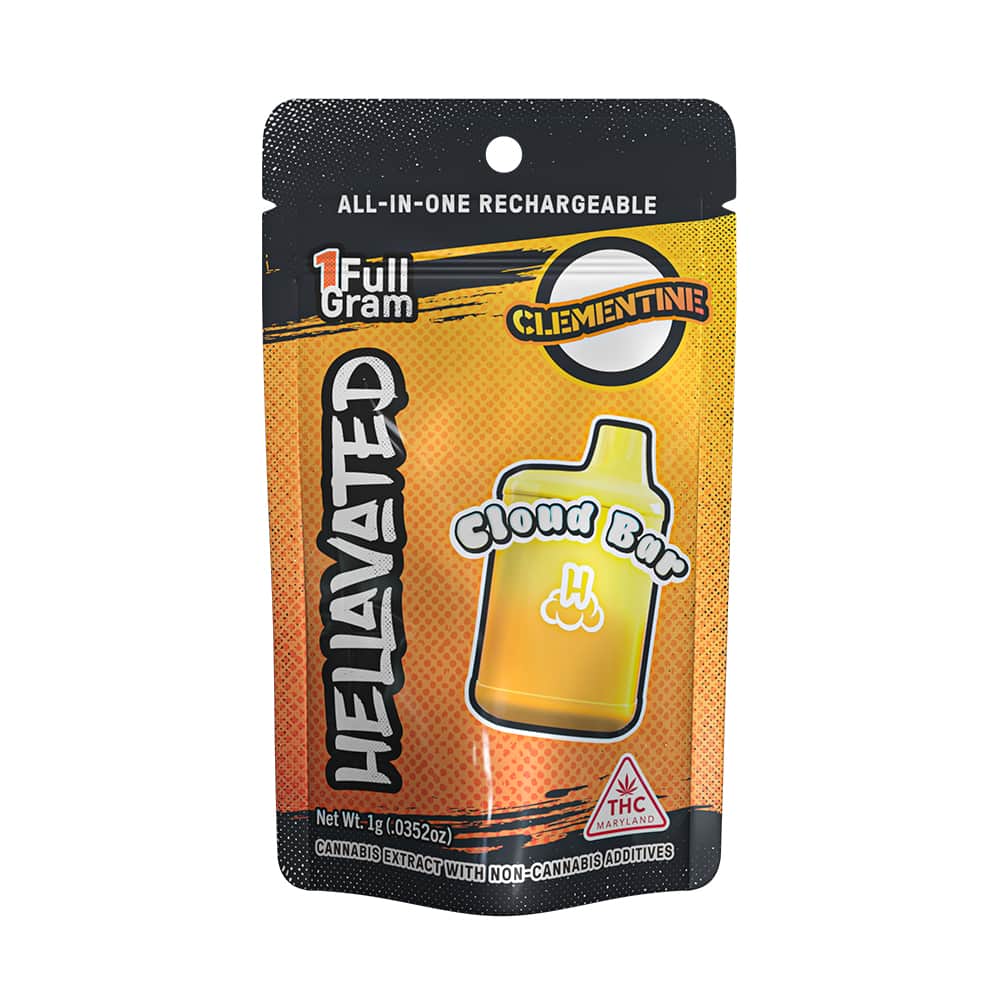 clementine - 1g distillate disposables - hybrid 