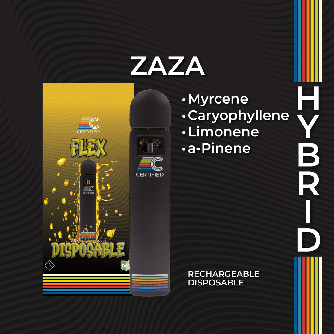 zaza - 1g distillate disposables - hybrid 