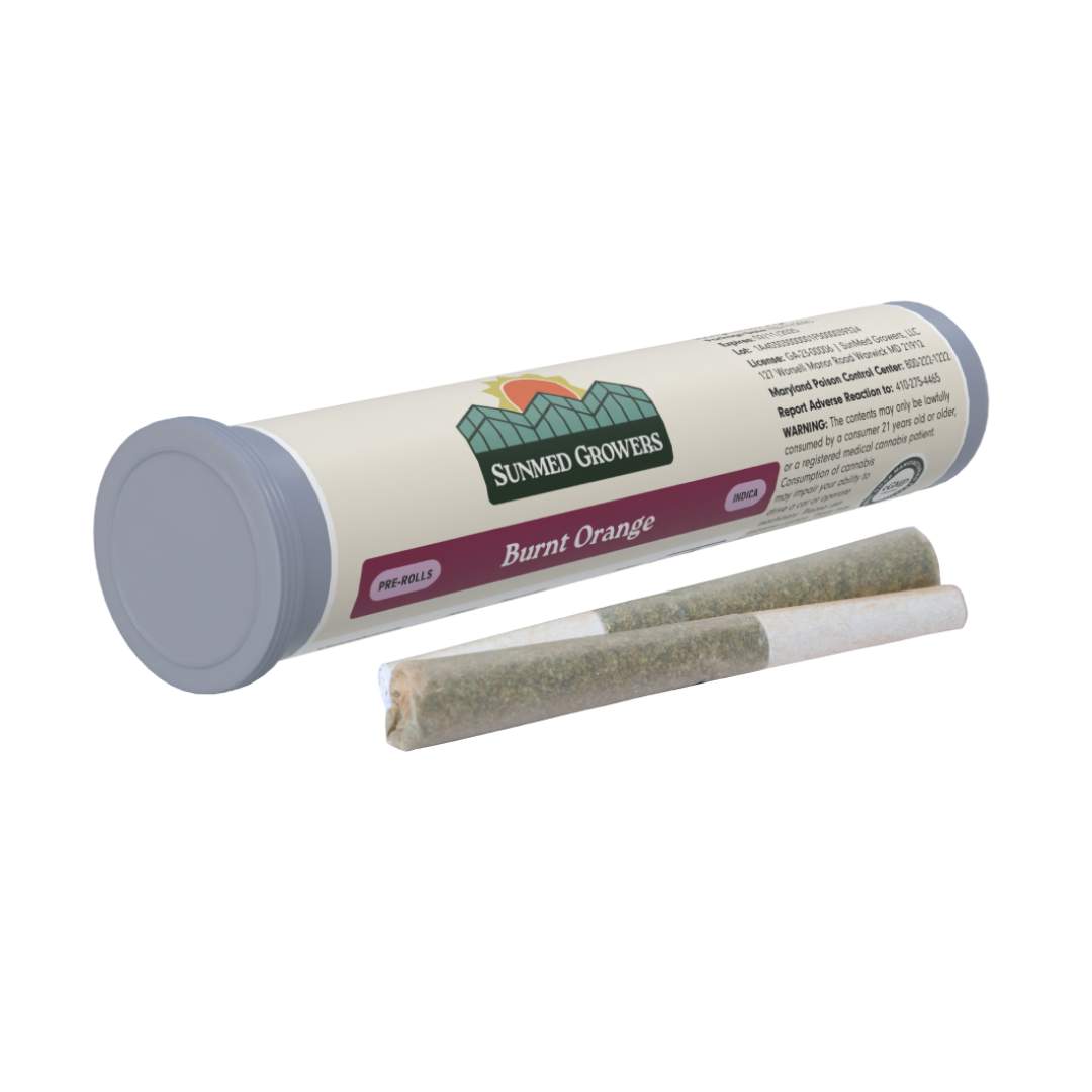 burnt orange - 1g  packs - indica  - 2pk