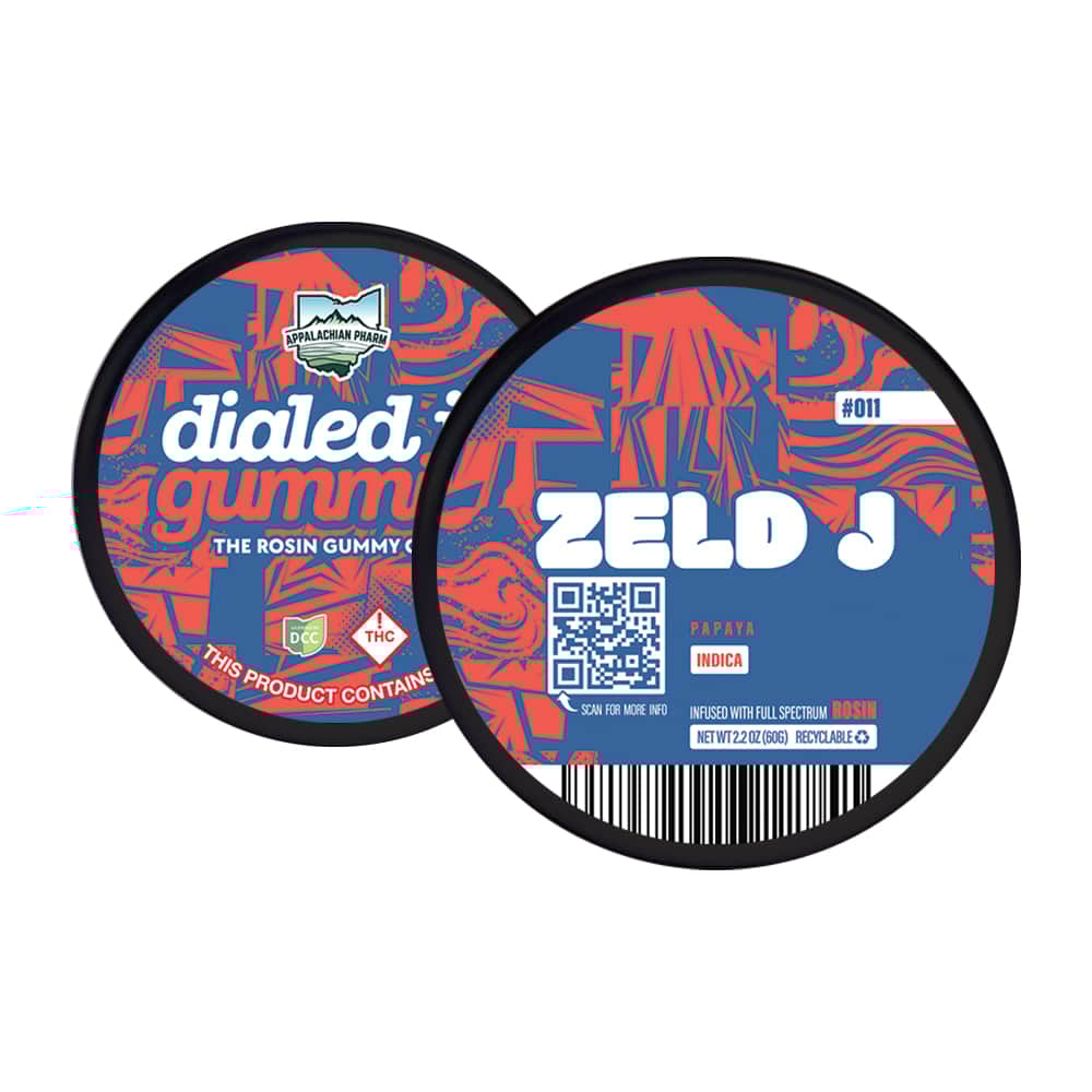 papaya (zeld j) - 100mg candies - indica - 10pk