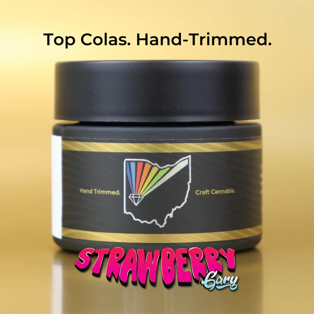 strawberry gary - 2.83g whole buds - sativa