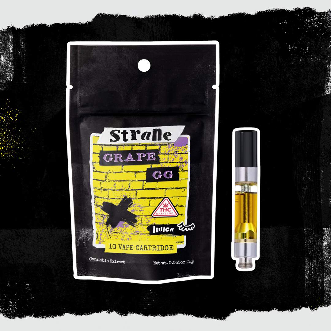 grape gg - 1g distillate cart - indica 
