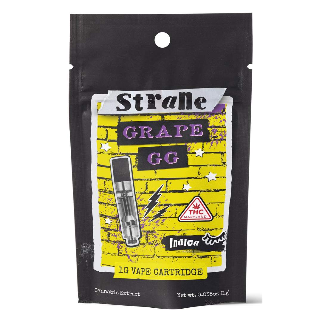 grape gg - 1g distillate cart - indica 