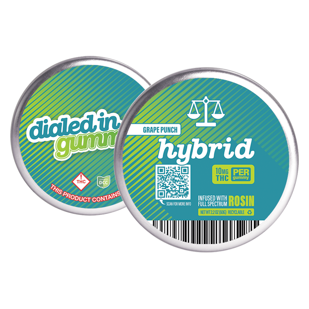 grape punch (cocomamba) - 100mg  candies - hybrid  - 10pk