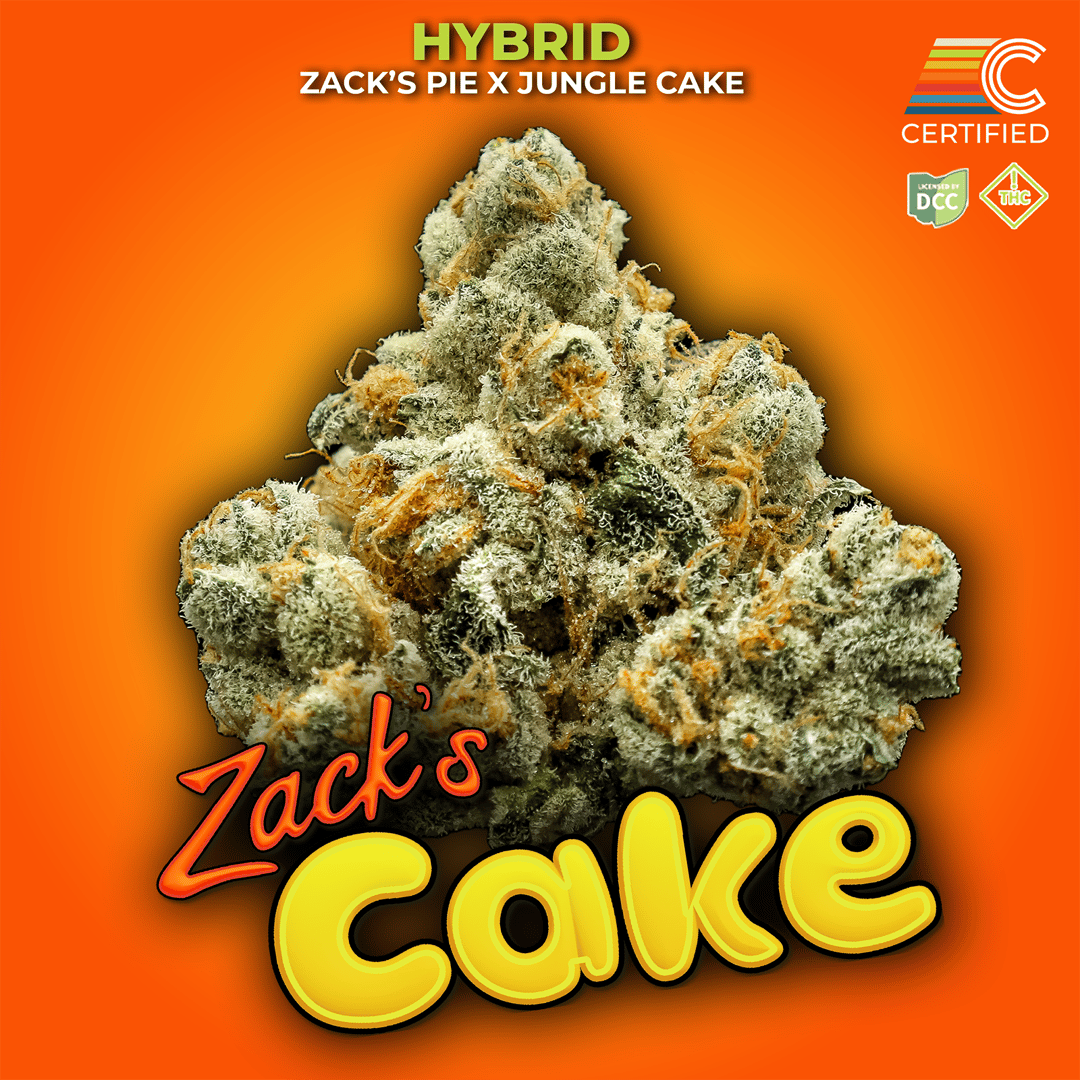 zack's cake - 2.83g  whole buds - hybrid 