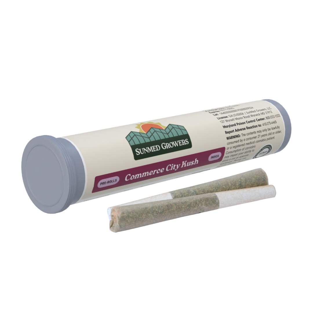 commerce city kush - 1g  packs - indica  - 2pk