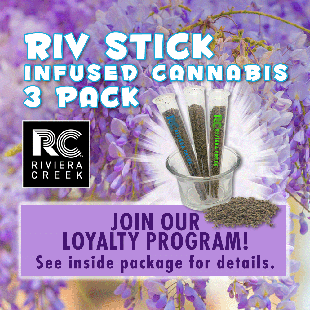 infused flower blend - 3g  riv stick - hybrid  - 3pk