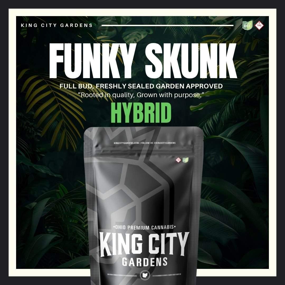 funky skunk - 14.15g whole buds - hybrid